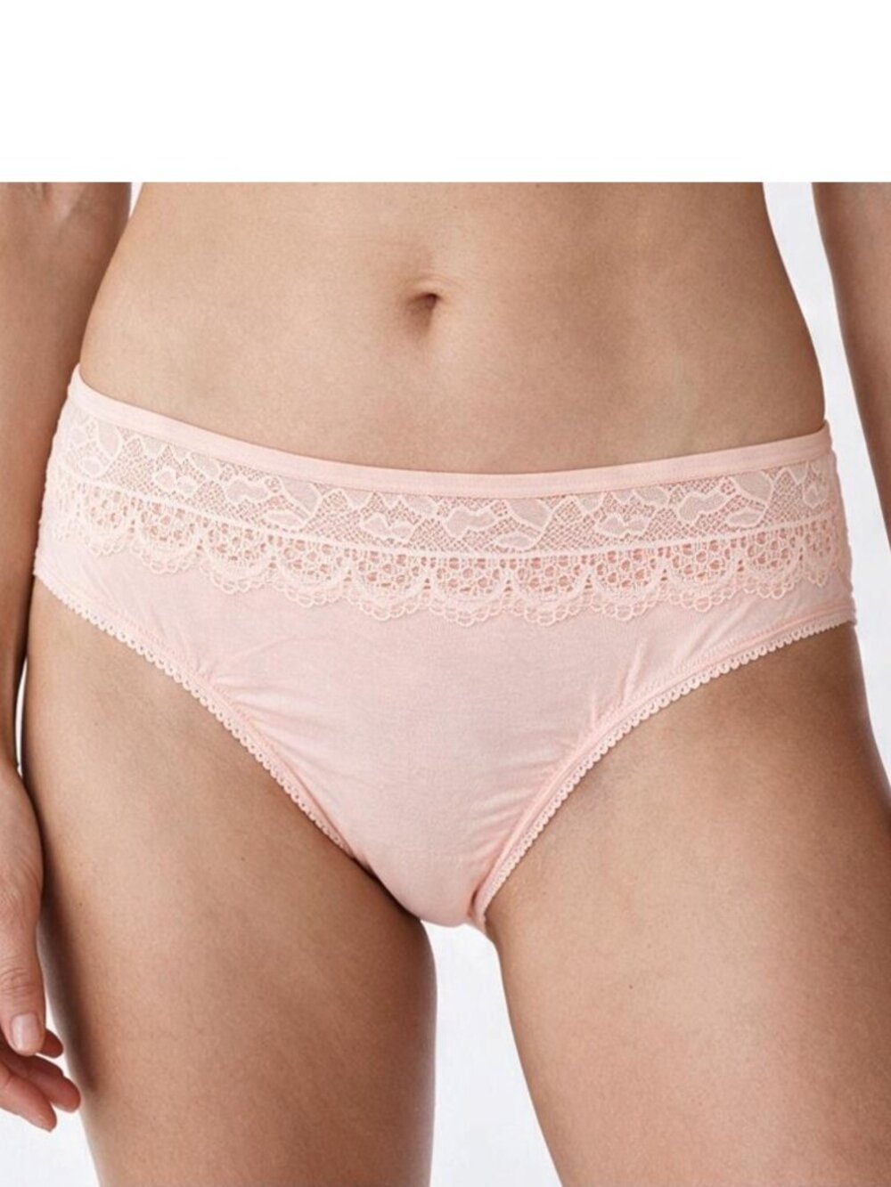SOMA Intimates Pink Embraceable Hipster Panty with Enchanting Lace - Size XL